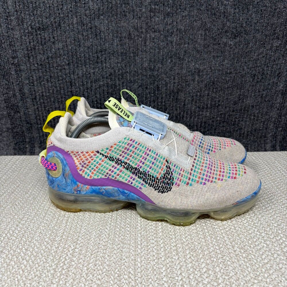 Nike Air Vapormax 2020 FK FlyKnit Pure Platinum Multicolor Mens 10.5 CK6740-001